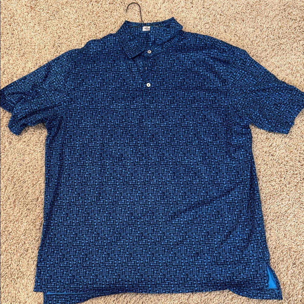 Peter Millar Navy Summer Comfort Polo Shirt